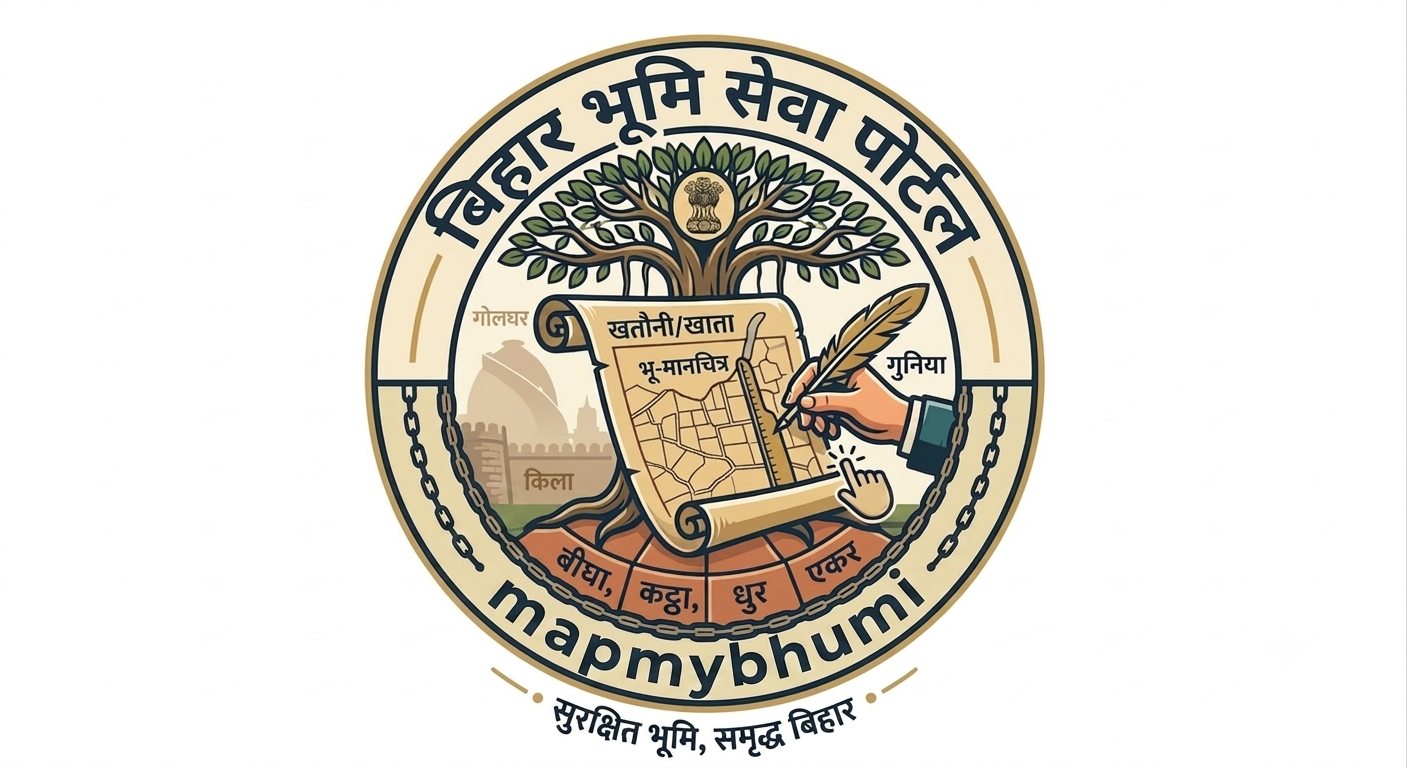 Bihar Bhumi Service Portal Emblem